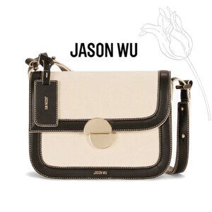 JASON WU Orbit Canvas Shoulder Bag